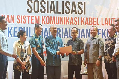 Triasmitra Adakan Sosialisasi Pengamanan SKKL di Wilayah Kepulauan Riau dan Sekitarnya